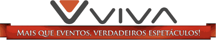 Logotipo da campanha Mais que eventos, verdadeiros espetáculos, do primeiro ano da história da VIVA