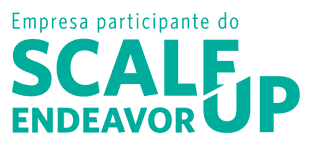 Selo de empresa participante do programa Scale-Up Endeavor
